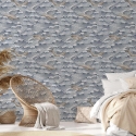 Meer Design Tapete für Wohnzimmer und Schlafzimmer Wellen und Wale Sales