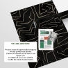 Moderne Künstlerische Tapete mit geometrischem Design in Schwarz-Gold Graffiti Preis