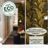 Goldene florale Tapete für Badezimmer und Schlafzimmer Bananenblätter Sales