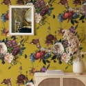 Vintage selbstklebende Blumen-Tapete für Wohnzimmer Rinascimento Angebot