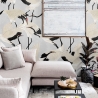 Moderne elegante Tapete für Wohnzimmer und Kinderzimmer Aironi Grigi Aktion