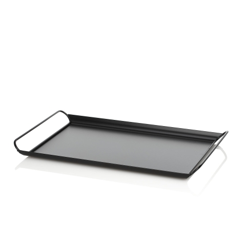 Schwarzes Metall-Serviertablett Thomas Aktion