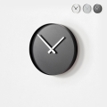 Runde Wanduhr 25 cm aus Metall, modernes Design Tokei Aktion