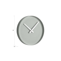 Runde Wanduhr 25 cm aus Metall, modernes Design Tokei Lagerbestand
