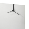 Türgarderobe aus schwarzem Metall Trim Aktion