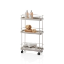 Metall-Servierwagen mit Rollen und 3 Ebenen Tris Angebot
