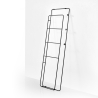 Schwarzer Leiter-Garderobenständer, modernes Design Ukon Aktion