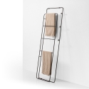 Schwarzer Leiter-Garderobenständer, modernes Design Ukon Verkauf