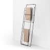 Schwarzer Leiter-Garderobenständer, modernes Design Ukon Verkauf