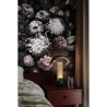 Florale Tapete für Schlafzimmer im Shabby-Chic, Dunkles Blumenmuster Katalog