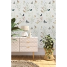 Tapete mit floralen Naturmotiven für Kinderzimmer und Wohnzimmer Schmetterlinge Angebot