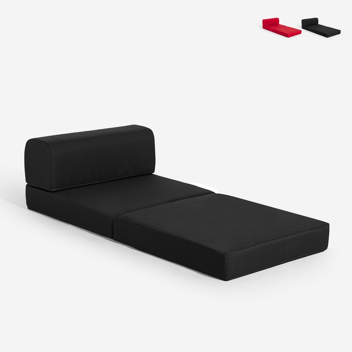 Sesselbett klappbar platzsparend 2in1 aus Stoff Betty