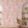 Elegante und raffinierte Tapete für das Wohnzimmer Tropical Jungle Rosa Angebot