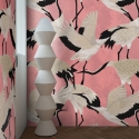 Elegante selbstklebende Tapete für Wohnzimmer Aironi Rosa Sales