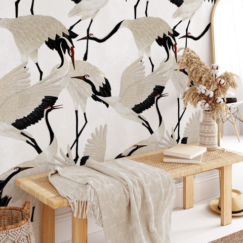 Moderne elegante orientalische Tapete für Wohnzimmer Aironi Bianchi Aktion