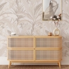 Elegante Blumen-Tapete für Wohnzimmer Bosco Tropicale Beige Angebot