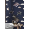 Moderne realistische Tapete mit maritimem Design Blaue Tropische Fische Angebot