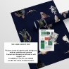 Moderne realistische Tapete mit maritimem Design Blaue Tropische Fische Katalog