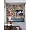 Exklusive Dschungel-Florale Tapete Bosco Tropicale Rosa Katalog