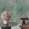 Elegante selbstklebende Tapete für Wohnzimmer Stucco Veneziano Grün Angebot