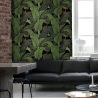 Design-Wandtapete selbstklebend Jungle Nature Schwarze Bananenblätter Aktion