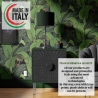 Design-Wandtapete selbstklebend Jungle Nature Schwarze Bananenblätter Rabatte