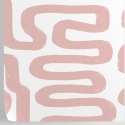 Moderne Tapete mit geometrischem Design in Weiß und Rosa Rabatte