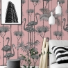 Raffinierte rosa selbstklebende Tapete für Wohnzimmer Pellicani Verkauf