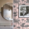 Raffinierte rosa selbstklebende Tapete für Wohnzimmer Pellicani Angebot