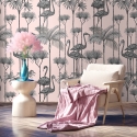 Raffinierte rosa selbstklebende Tapete für Wohnzimmer Pellicani Sales