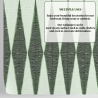 Grüne Tapete mit vintage geometrischem Design für Wohnzimmer Chevron Sales