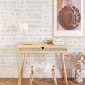 Moderne Design-Tapete für Wohnzimmer in Weiß und Grau Aktion