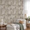 Elegante beige florale Tapete für Schlafzimmer Foglie Edera Angebot