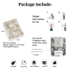 Elegante beige florale Tapete für Schlafzimmer Foglie Edera Lagerbestand