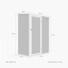 Gartenbox Verzinktes Graues Metallwerkzeughaus 143x89x186cm Amalfi Preis