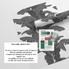 Tapete Urban Jungle Pflanzen Weiß und Grau Exotische Palmen Sales