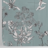 Elegante Tapete mit Blättermotiv Schlafzimmer Florale Illustrationen Angebot