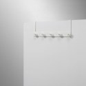 Platzsparender Türgarderobe aus Metall mit 5 Haken Swift Angebot