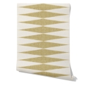 Vintage Geometrische Tapete im Chevron-Design, Skandinavischer Stil Angebot