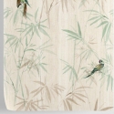 Orientalische Blumen-Tapete mit Pflanzen Japanischer Wald Bambus Rabatte