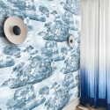 Blaue Vintage-Tapete für Wohnzimmer und Schlafzimmer Nuvole Verkauf
