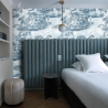 Blaue Vintage-Tapete für Wohnzimmer und Schlafzimmer Nuvole Angebot