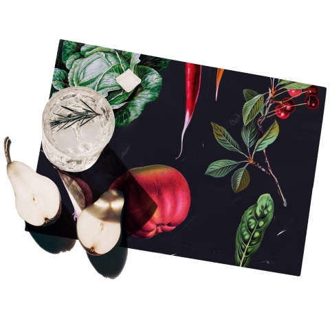 2er-Set Platzsets abwaschbar Naturdesign 42x30cm Küche Aktion