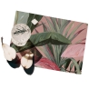 Set aus 2 Tischsets für Frühstück 42x30 Rosa Wald Aktion