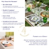 Set aus 2 waschbaren Platzsets im natürlichen Stil Royal Garden Angebot
