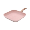 Antihaft-Grillpfanne Granit-Effekt Rosa 28x28 Bisetti Stonerose Aktion