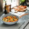 Antihaft-Wokpfanne aus Aluminium 28cm Steineffekt Pierre Gourmet Verkauf