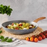 Antihaft-Wokpfanne aus Aluminium 28cm Steineffekt Pierre Gourmet Rabatte