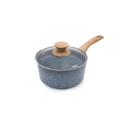 Antihaftbeschichteter Aluminiumnopf 18cm mit Steineffekt Pierre Gourmet Aktion