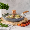 3-teiliges Set aus antihaftbeschichteten Aluminium-Pfannen mit Deckel Pierre Gourmet Sales